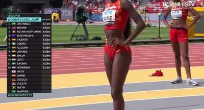 Fatima Diame Beautiful 🍫Olympic Athlete🍑