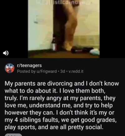 parents are divorcing