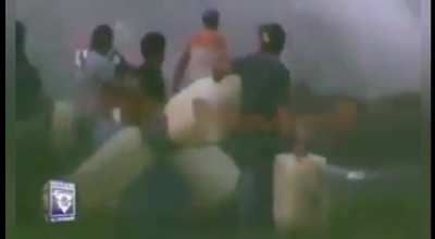 Stealing petrol from a burst pipeline is shits and giggles until someone giggles and shits