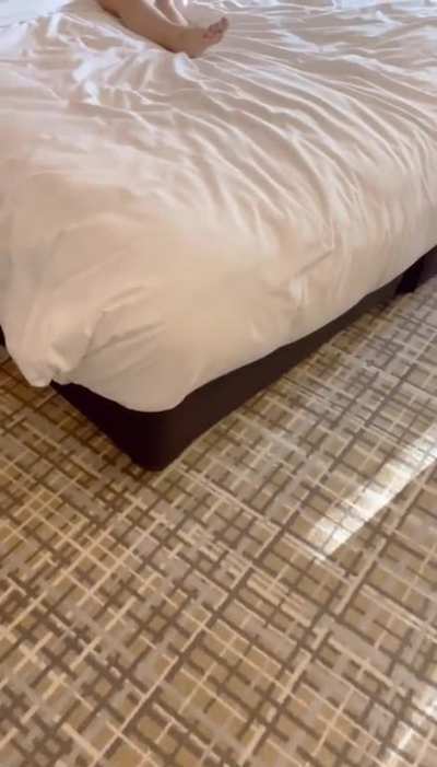 What do you do if you come back to your room and find me like this&hellip;