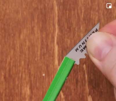 Using a craft blade to make a craft blade