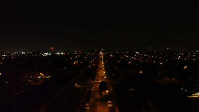 Fireworks over Mayfair