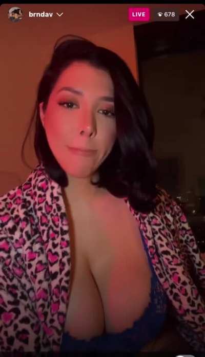 lingerie tease + white toes IG live