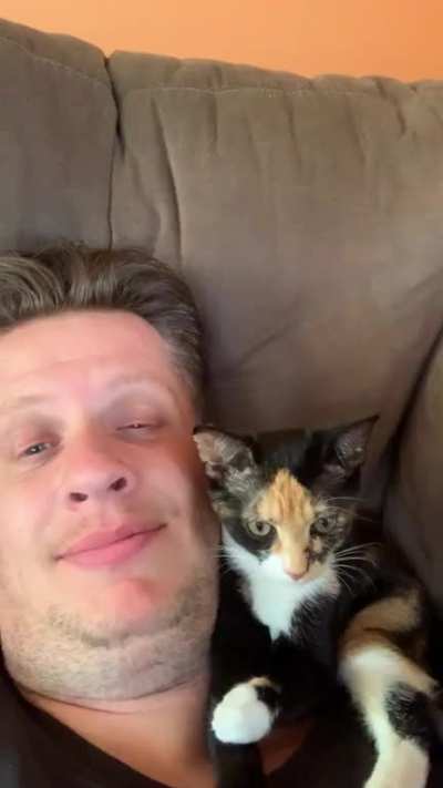 This is Luna. I &ldquo;adopted&rdquo; her from the corner store garbage can. She&rsquo;s been obsessed with me ever since.