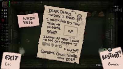 the unluckiest thing that has ever happened to me in the binding of isaac