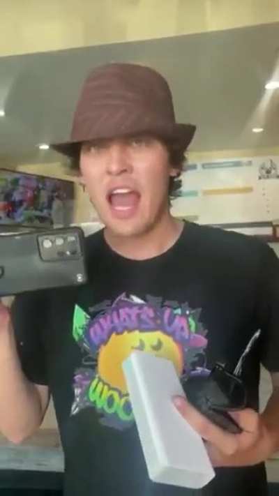 Fedora wearing cringe