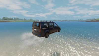 Fun fact: In the world editor, if you set the viscosity of the water to a really high number, it becomes a solid and you can "drive" on it!