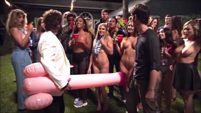 Guest House (2020), R-Rated, Unknown naked models (boobs, ass, fully shaved pussy with visible labia)