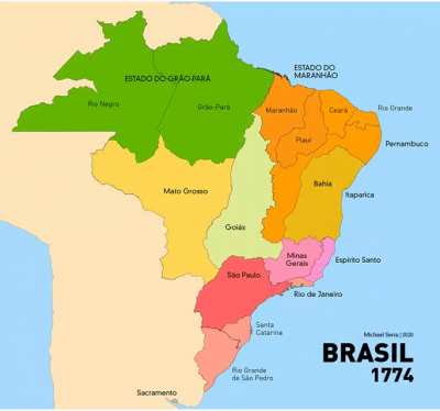 Hist&oacute;ria territorial do Brasil