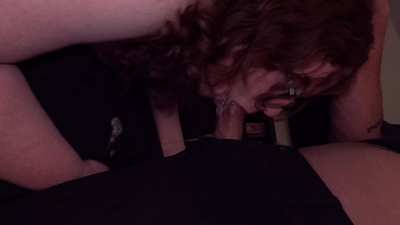 I didn&rsquo;t let him take his gear off before I had his cock in my throat