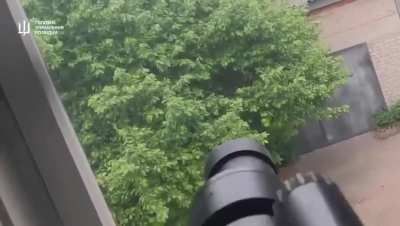 Urban combat in Vovchansk, Kharkiv.  The "Stugna" group part of "Timur's Special Unit", GUR.  May 2024