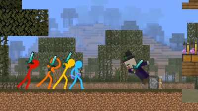 Pelea de palitos y de inv&aacute;lidos xd