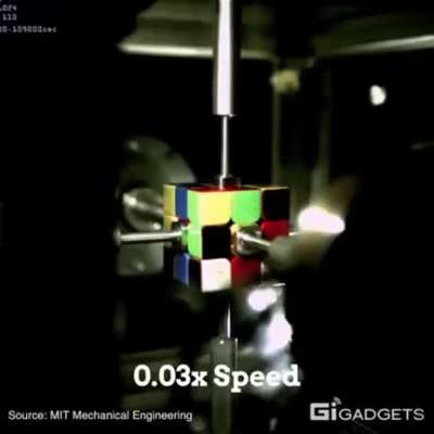 MIT robot solves Rubik&rsquo;s Cube in world record time: 0.38 seconds