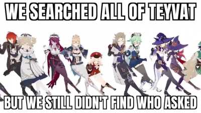 Where's Aether, Xiao and Eula? They filmed this video, of course