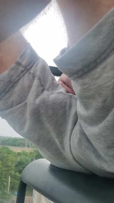 On my balcony, would love a spectator