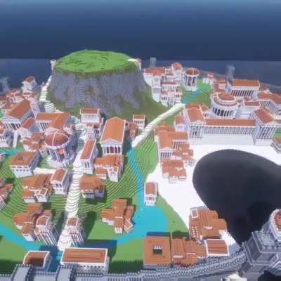 Greek ancient city timelapse.