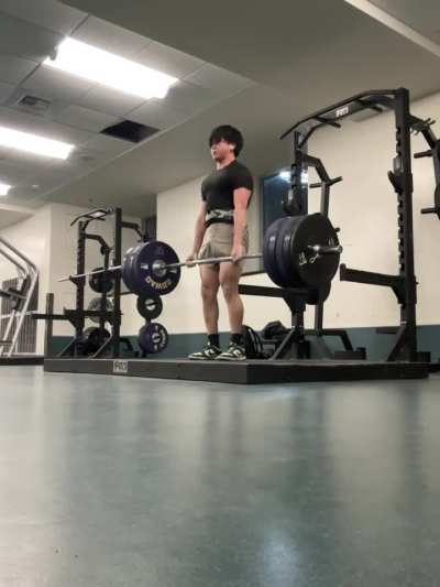 425x11 AMRAP @ 180lbs!