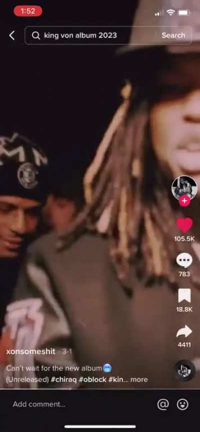 Nah Von ran this bitch