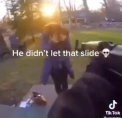 He indeed did not let that &ldquo;slide&rdquo;