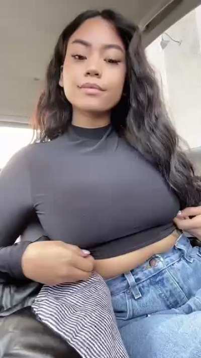 I hope no one sees my Blasian boobs