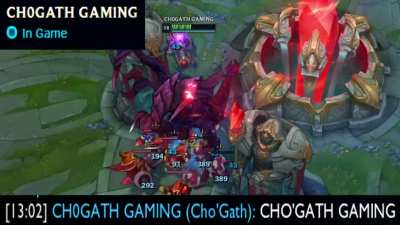 cho'gath gaming
