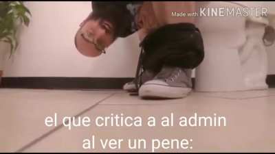 El que critica al admin