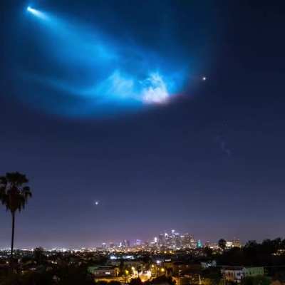 SpaceX Falcon 9 Leaving Earth created "Twilight Phenomenon"