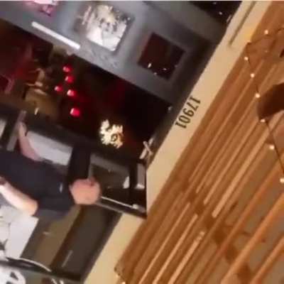 Peaches twerking naked at a mcdonalds