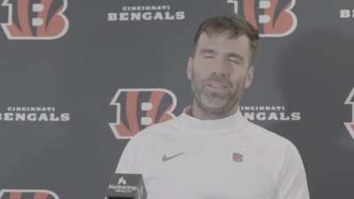 [Highlight] Bengals QB Joe Flacco on the late hit from TJ Watt:

"That's football. He did a good job, he buried me in the turf."
