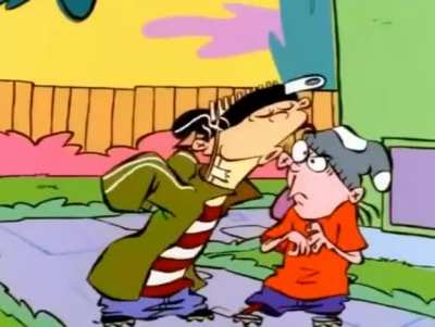 [Ed, Edd n' Eddy] Marica= fag. In the spanish dub, Edd calls Eddy a fag. Translation in comments