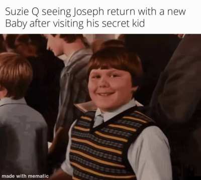 Your next line is: "I want a divorce Joseph"