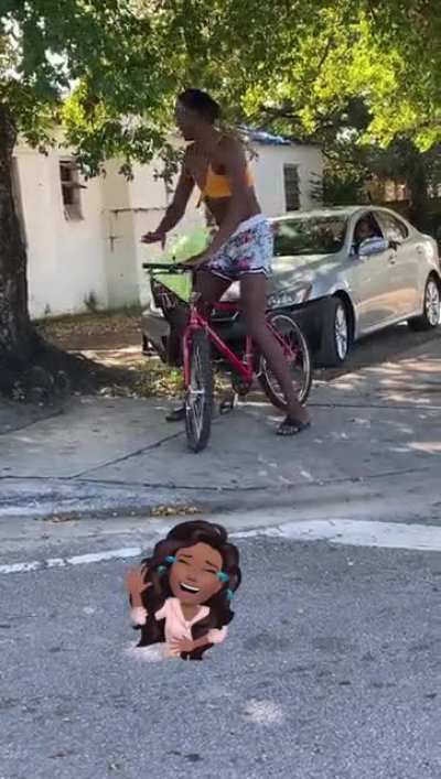 Transgendered woman sneak attacks a much smaller woman