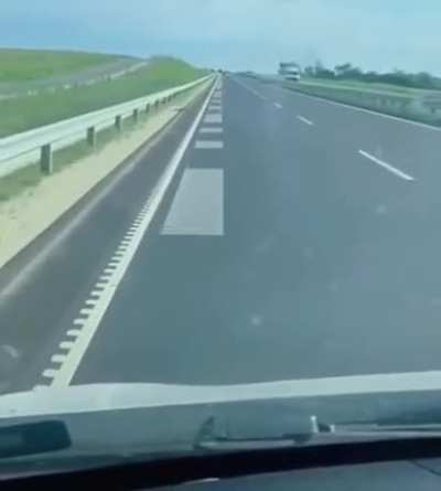 It plays a tune when you drive over it