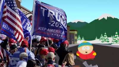 Share with all your Trump supporters, Trump Rally in South Park! [OC]
