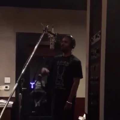 frank in studio