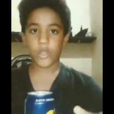 Como quebrar uma lata de Sprite