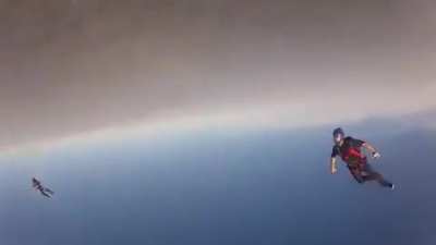 Skydiver saves his friend who fainted mid-air in a real life Mission Impossibe move