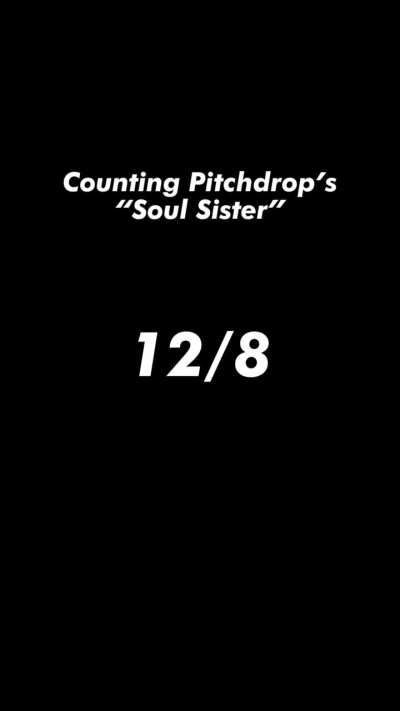 counting the time signatures of my new single &ldquo;soul sister&rdquo; as Pitchdrop