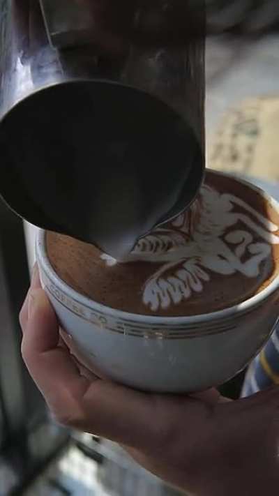 My signature latte art