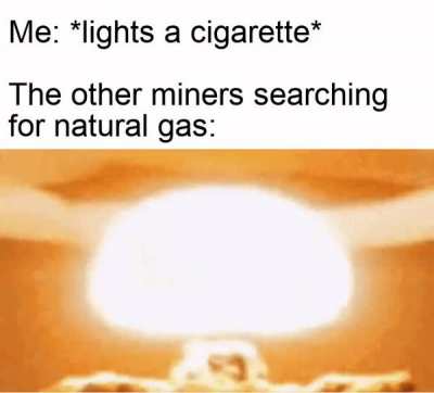 Should've turned to vape, I know