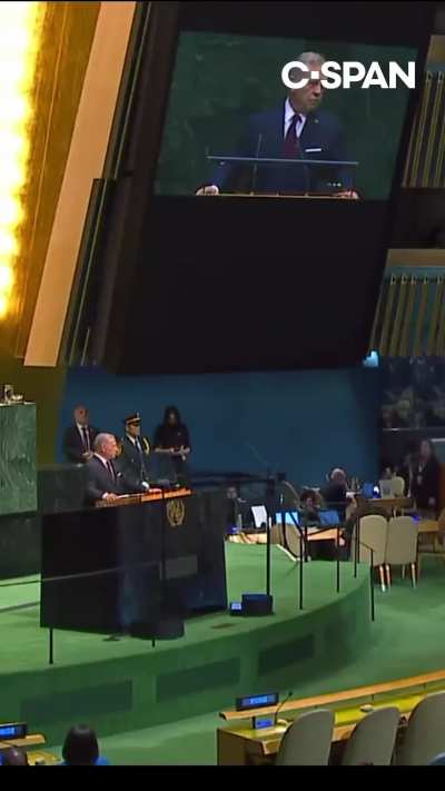 King Abdullah II of Jordan slammed Israel's "expansionist appetite" during his address to the UN saying it posed "a regional threat": "Syria is the warning the international community is choosing not to see. Step by calculated step, Israel is testing how 