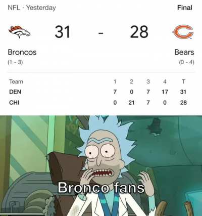 At least you scored touchdowns, can&rsquo;t say that for my team
