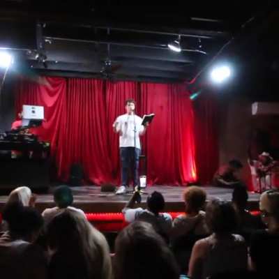 My first time trying Slam Poetry