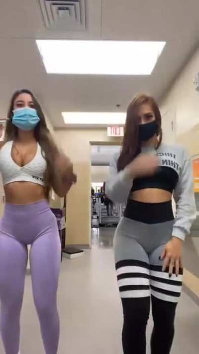 Angie on the left
