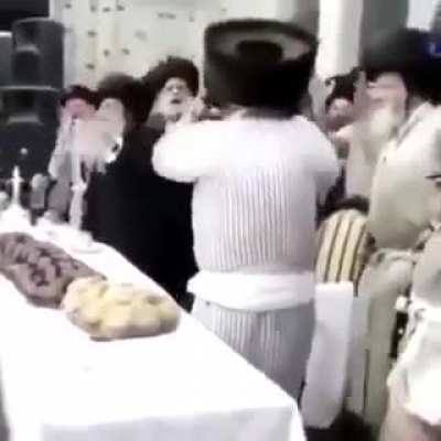 Jews celebrate in the streets!