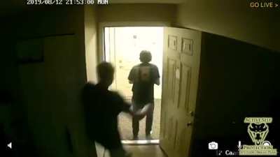 Home intruders pick the wrong house