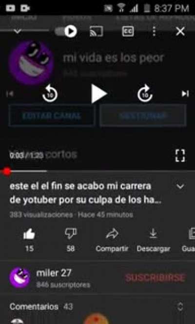 Tremendo tibur&oacute;n el nene