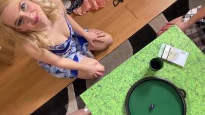 ..because it&acute;s hard for everybody and I mean, you know it&acute;s porn, not Hollywood and nothing for Oscars.. (OC from our 3 girls 1 boy dice throwing handjob challenge.. it was my first time, I couldn&acute;t hold myself as I wanted to, it was fun and exciting but 