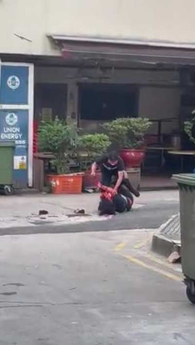 Man slashes his ex wife