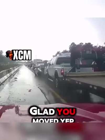 'Glad you moved.'